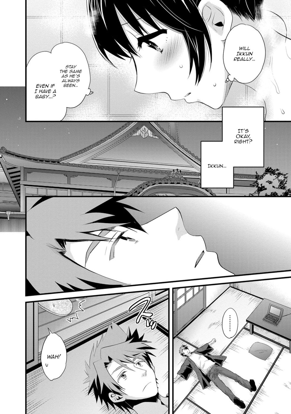 Hentai Manga Comic-Niizuma Osenaka Nagashimasu-Chapter 15-4